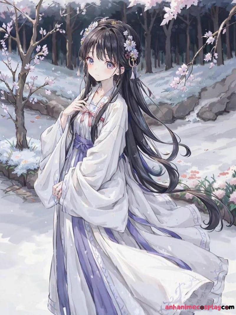 anime nữ mặc kimono cực phẩm